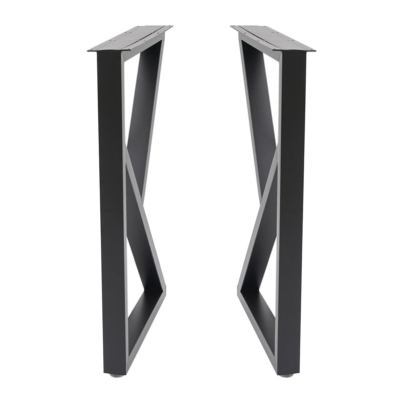 Pieds de table en métal Mayhugh