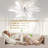 30.7In Ceiling Fan With Lights, Remote Control 3 Color Temperatures,6 Gear Wind Speed Fan Light-125784090