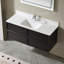 Armoire murale de salle de bain flottante de style médiéval avec évier 48 po