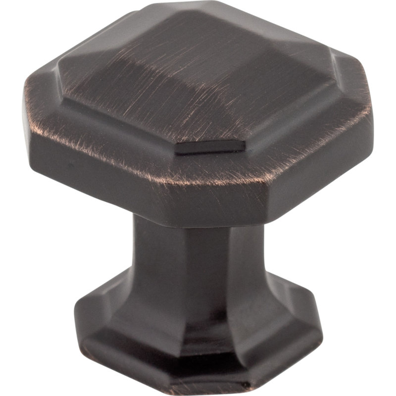 Emerald 1 1/8" Diameter Round Knob, Tuscan Bronze