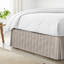 Shay Broad Ticking Stripe Natural Cotton Bedskirt-1590915140-1590915192
