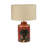 Campa 40Cm Red/Gold/Brown Table Lamp Base