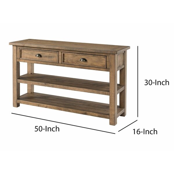 Rosecliff Heights Isabell 50'' Solid Wood Console Table & Reviews | Wayfair