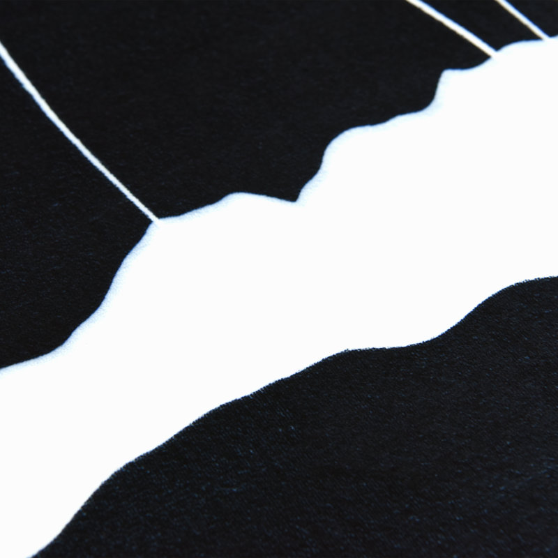 Tapis abstrait lavable à la main, tissé à la machine, douceur céleste avec envers antidérapant