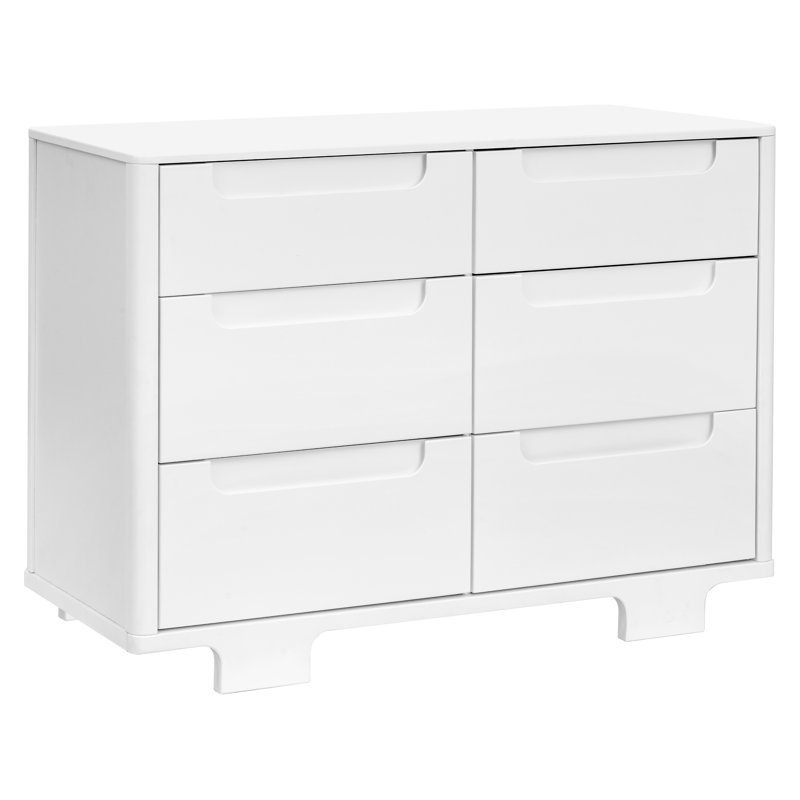 Yuzu 6-Drawer Dresser, White