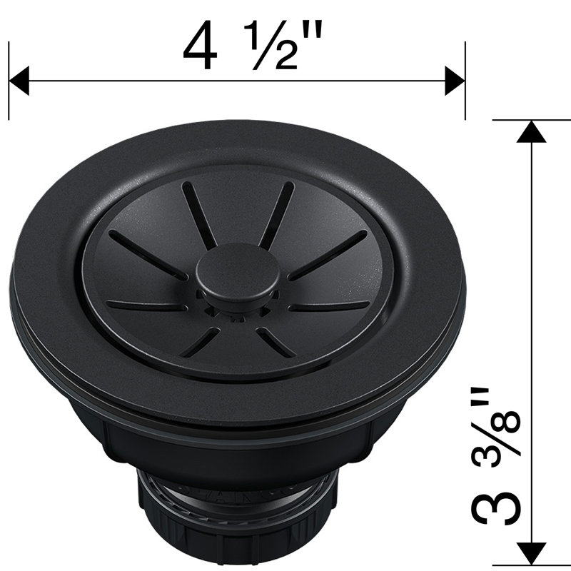 BLANCO PLASTIC BASKET STRAINER ANTHRACITE, Anthracite
