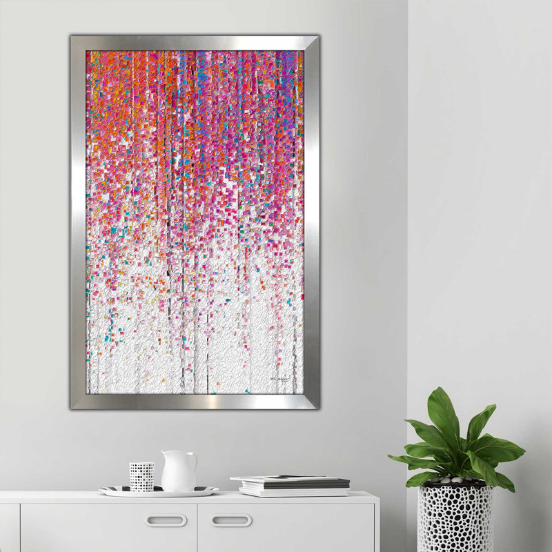 "Ecclesiaste 02:24 Enjoy (Square)" par Mark Lawrence, reproduction sur acrylique, Encadrement argenté