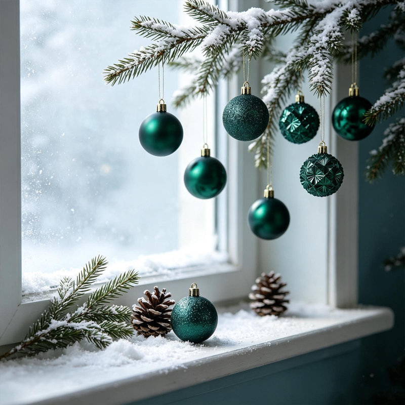 Décorations de Noël : Boules de Noël incassables à suspendre au sapin, pendentifs festifs et saisonniers, ornements décoratifs pour l'intérieur et les fêtes de Noël.