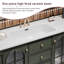 Meuble-lavabo autoportant rétro en bois d'hévéa massif avec armoire de rangement Smart-1675855251