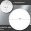 Miroir rond, miroir circulaire en métal, pour salle de bain, chambre à coucher, entrée, salon, meuble-lavabo-609580990-609580986