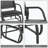 Metal Frame Porch Glider Chair with Breathable Mesh Fabric-1980349953