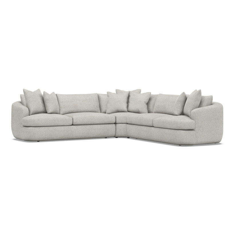 Jules Fabric 3 Pc Sectional, 1697-010