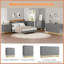 4-Drawer Bedroom Dresser, Large Chest, Gold Metal Handles, Hallway, Entryway-708809826
