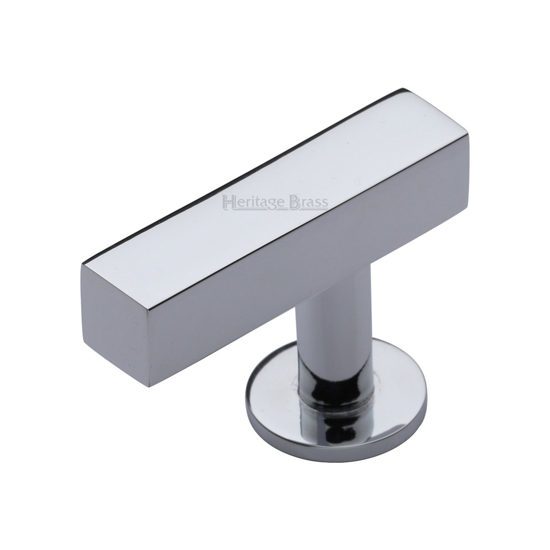 Heritage Brass Heritage Cabinet Knob Offset Square Design 44mm