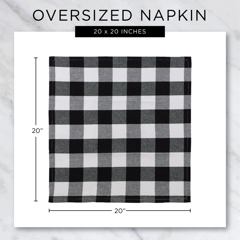 Reisman 100% Cotton Square Napkin, Stonewash Blue