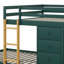 Lit superposé double avec garde-robe, 2 grands tiroirs et 5 petits tiroirs, lit superposé en bois avec échelle, garde-corps-30218420