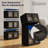 QT-3 Pack Stackable Storage Bins With Lids, Collapsible Plastic Storage Bins, Closet Organizers and Storage Containers with Doors For Home, Black, 25" L x 15.5" W x 42.5" H