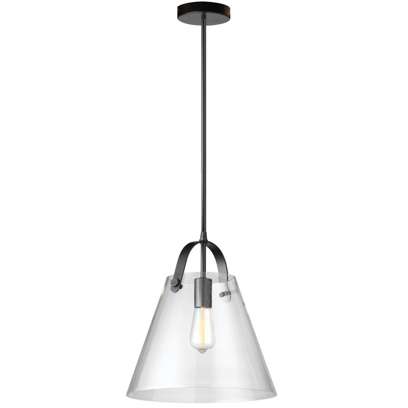 Eben 1 - Light Single Pendant, Black