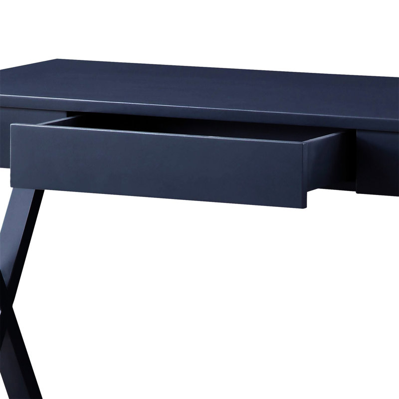 Nalo Charcoal Finish Console Table