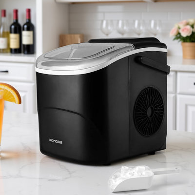 Living And Home 26.46 Lb. Daily Production Cube Ice Portable Ice Maker