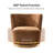 Socorro 31" W Modern Boucle Upholstered Wingback Swivel Barrel Chair with Fully Assembled-569682971
