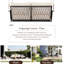 Balançoire de balcon beige avec coussin imperméable et surface de jardin en tissu doux