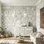 Elegant Woodland Soft Grey Washable Wallpaper