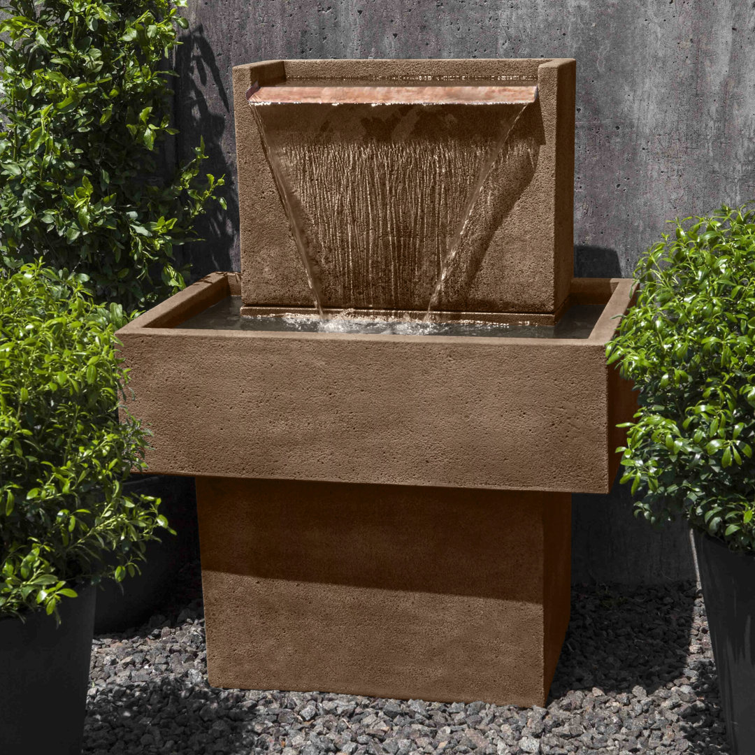 Hand Crafted Weather Resistant Floor Fountain Campania International 