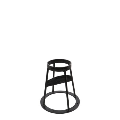 Porte-bûches en acier