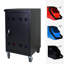 Chariot de charge pour 32 tablettes pour ordinateur portable avec serrure et cordon