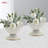 2.6"H Short Metal Table Wedding Vase
