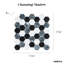 Channing 2" Hex Marble Honeycomb Mosaic Kitchen Backsplash, Bathroom, Shower, Pool, Wall and Floor Tile-50210689