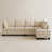 Faux Leather L-Shaped Modular Sectional Sofa-75756251-75756249