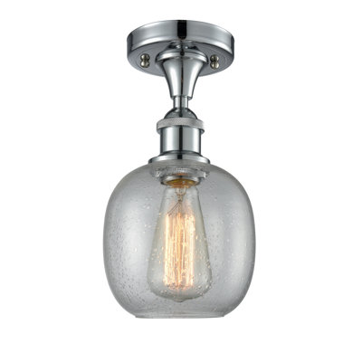 Plafonnier semi-encastré sphérique 1 lumière Carlucci