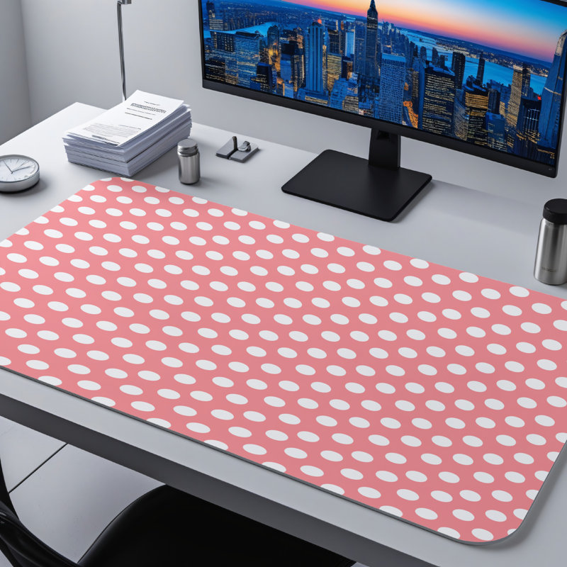 Polyester Desk Pad, 14.4x12.1