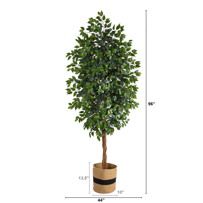 96'' Faux Ficus Tree in Planter