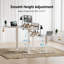 Bureau pour travailler debout électrique en forme de L de 63 po avec 3 préréglages de mémoire pour bureau à domicile, grenier-477021670-477021664