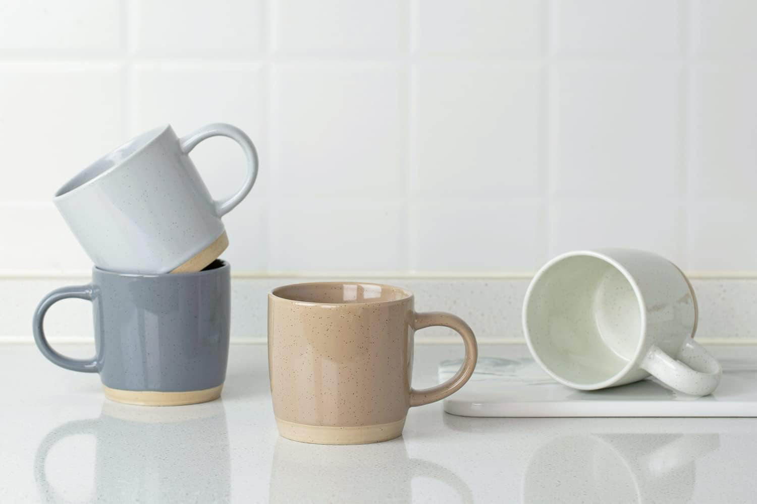 Daytona Stoneware Mug, Multicolor