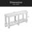 Vintage Entryway Table - Fir Solid Wood With Natural Grain, 6 Reinforced Legs & 4.5" Thick Desktop, Metal Rivet Decor & Plank Under-Shelf, Console Table For Hallway, Living Room-497789242