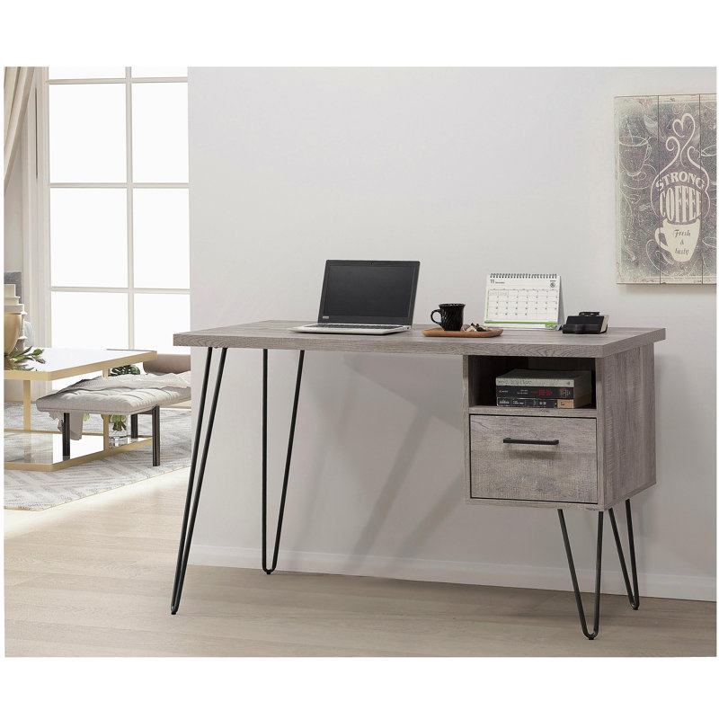 Bureau en chêne gris