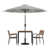 Parasol gris est en rupture de stock