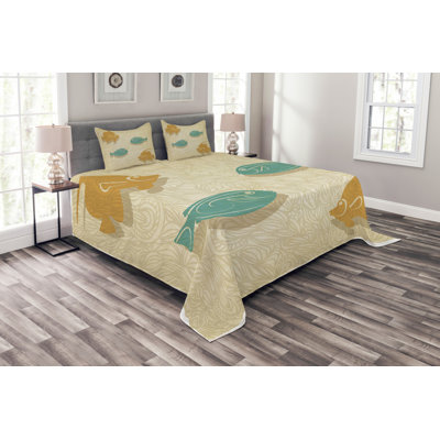 East Urban Home Bedspread with Pillow Shams