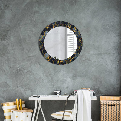 Huldar Glass Flat Wall Mirror