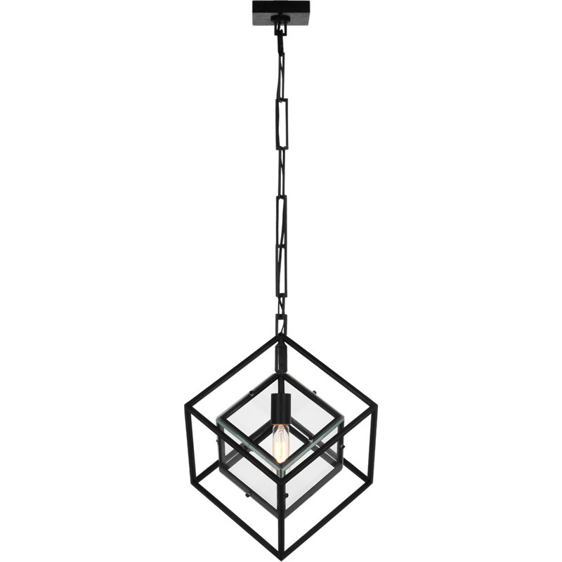 Kelly Wearstler Cubed Medium Pendant, Aged Iron
