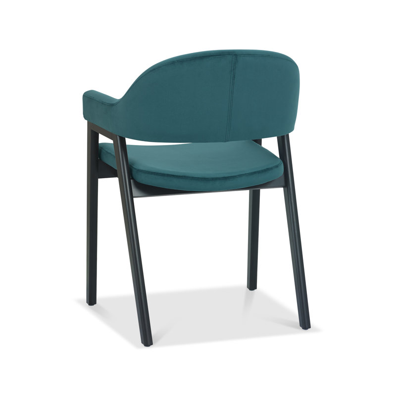 Upholstered Back Armchair, Azure