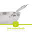 Royalford Triply Stainless-Steel Wok Pan with Lid-98899145
