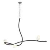 Glacier 3 - Light Unique/Statement Modern Linear Chandelier