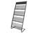 Metal Free Standing Magazine Rack