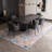 Machine Washable Non-Slip Area Rug， Modern Abstract Rug for Living Room， Bedroom， Kitchen， Soft Low-Pile Stain-Resistant Carpet， 4x6 Feet-2003070596