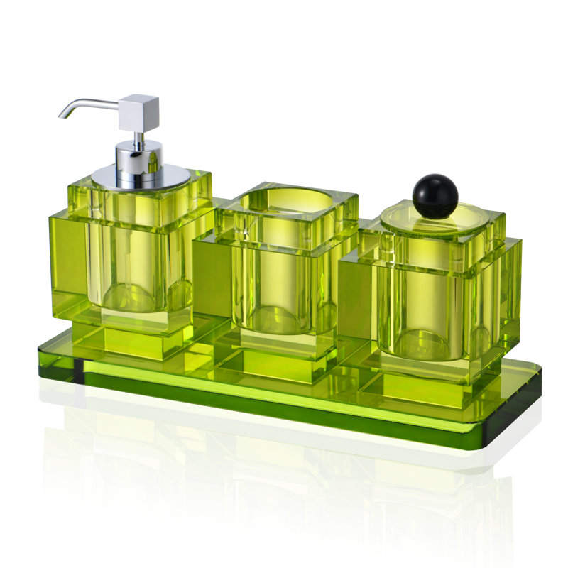 Ensemble de 4 pièces FIBO vert clair, Vert clair